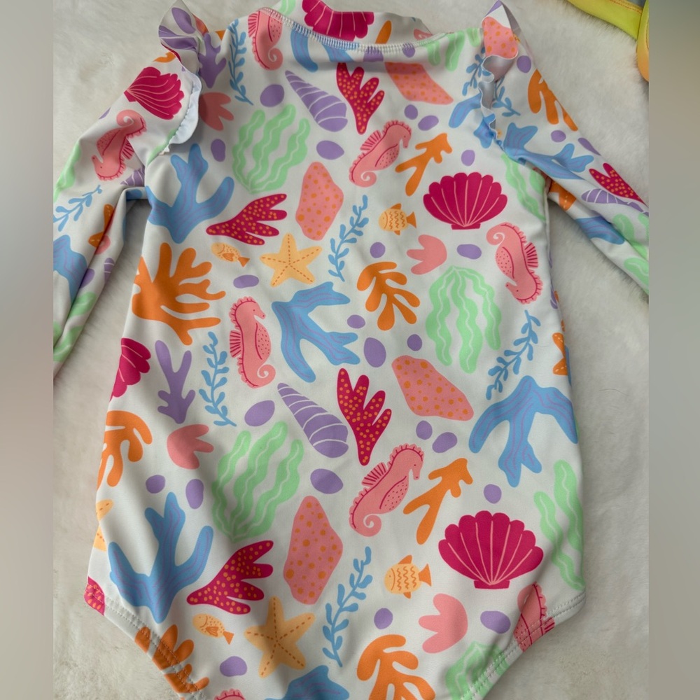Cotton On Kids' Swimsuit and Hat Set - Picture 2 of 2